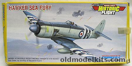 Pioneer 2 1/72 Hawker Sea Fury - FAA Historical Flight Yeovilton 1989 or Royal Canadian Navy 871 Squadron 1953, 4 4002 plastic model kit